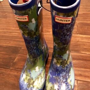 Hunter for Target blue kids rain boots, Size 2